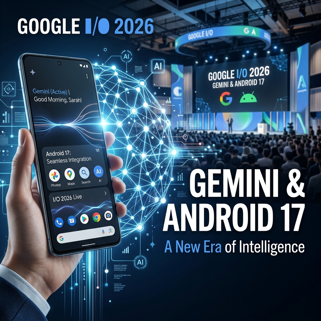 Google I/O 2026 • Gemini + Android 17