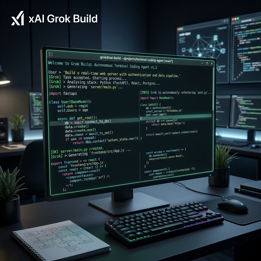 xAI Grok Build • Terminal Coding Agent