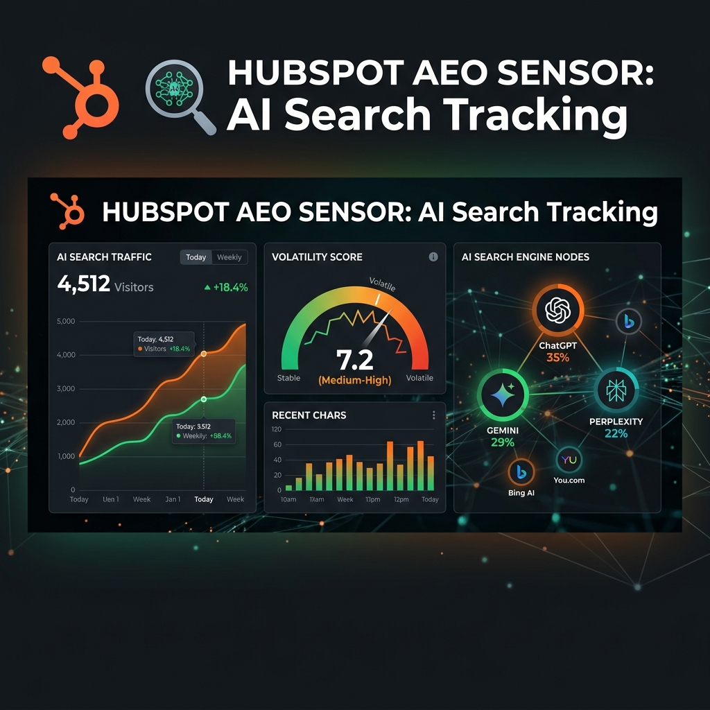 HubSpot AEO Sensor • Free • AI Search