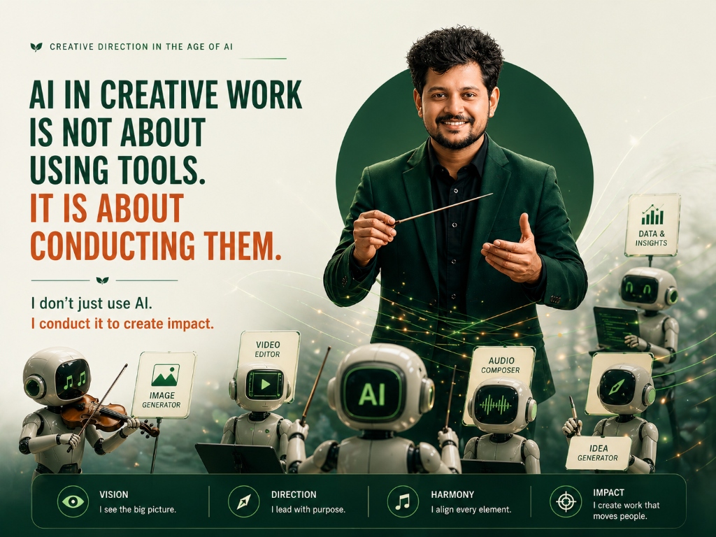 AI Conductor Orchestrating Tools