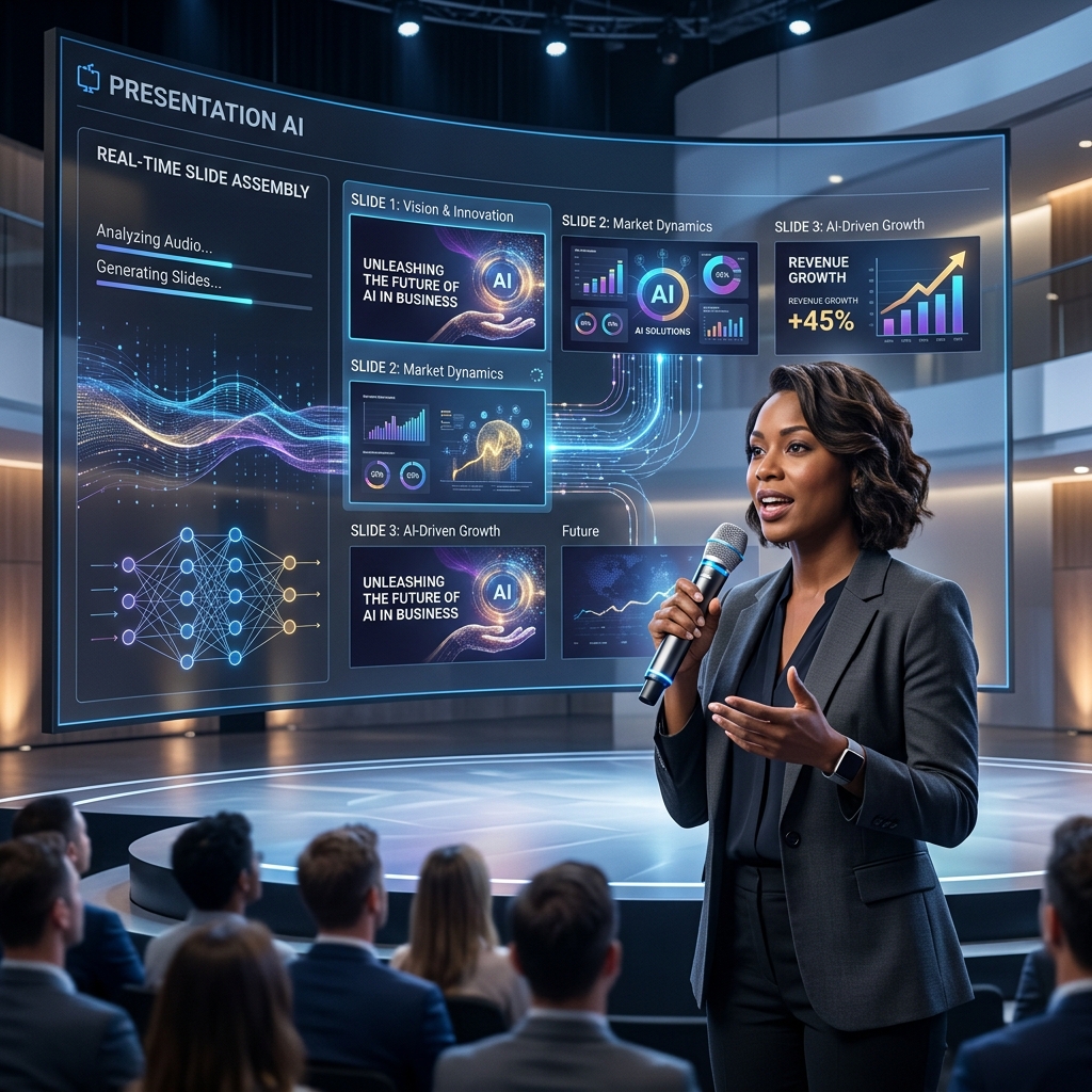 Hero Image: AI building presentation