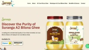 Ghee bottles web banner.